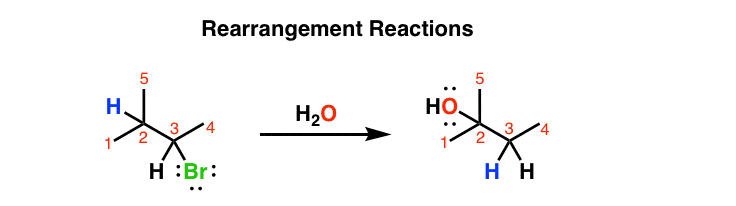 的例子重排reactionof氢化物转移和取代的烷基溴化