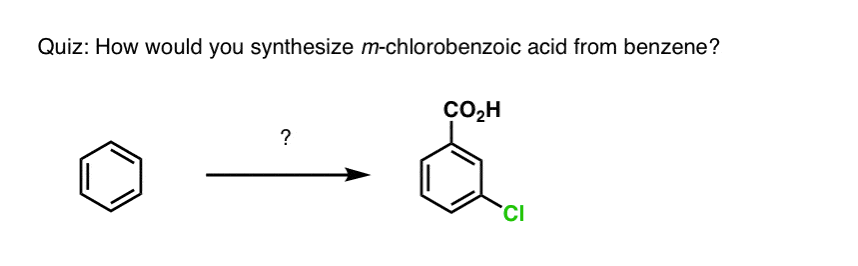 测试合成的m chlrobenzoic酸苯