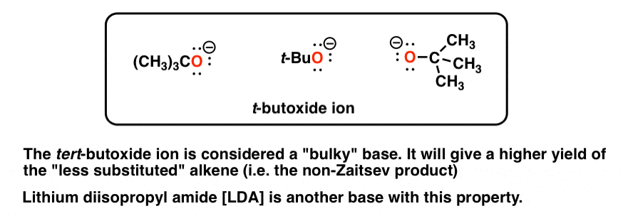 笨重的基础结构tertbutoxide绘制各种方式也lda diisopropylamide锂