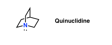 Quinuclidine是一种非常亲核的胺，与叠氮离子相似