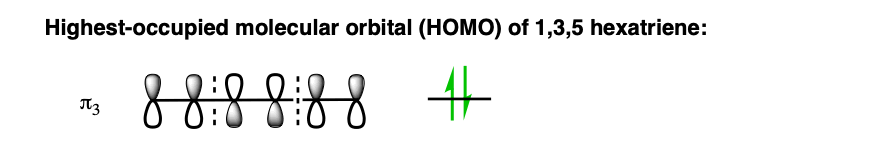 5-HOMO hexatrieneπ3