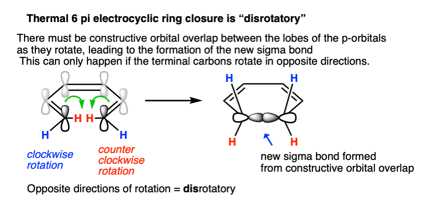 对旋8-thermal 6πelecrocyclic环关闭